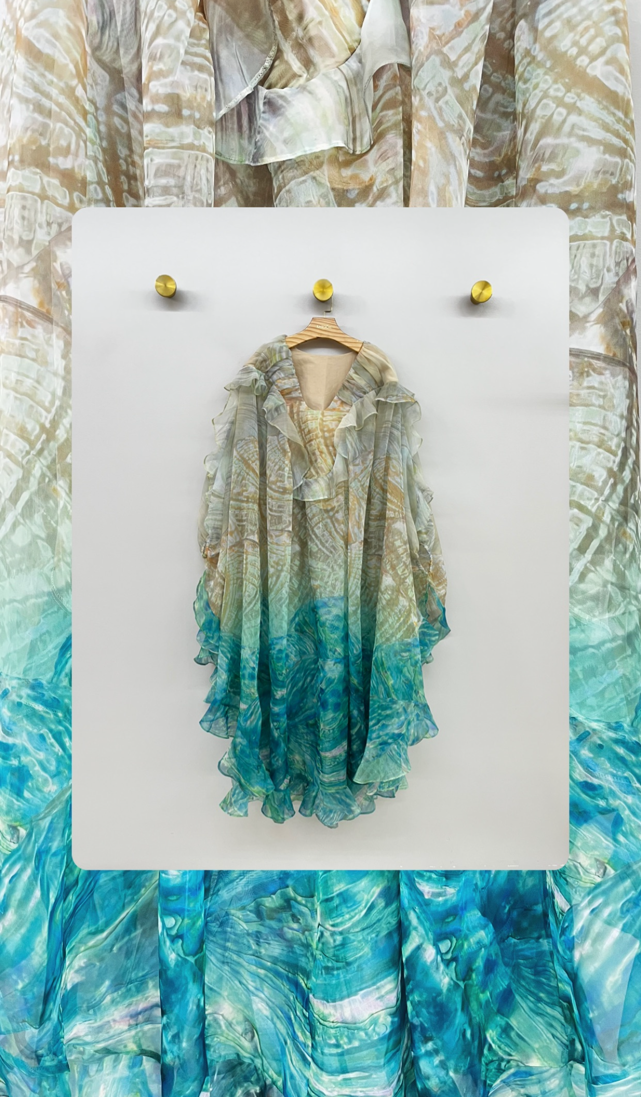 Vestido Abalone Babados