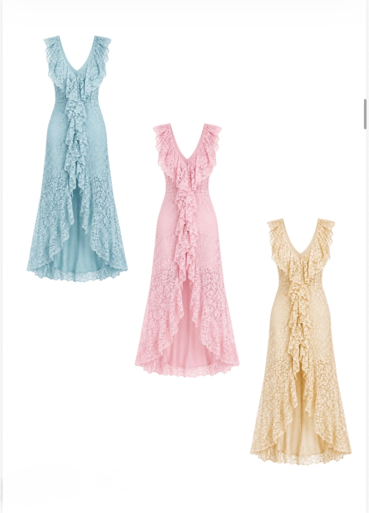 VESTIDO LONGO RENDA