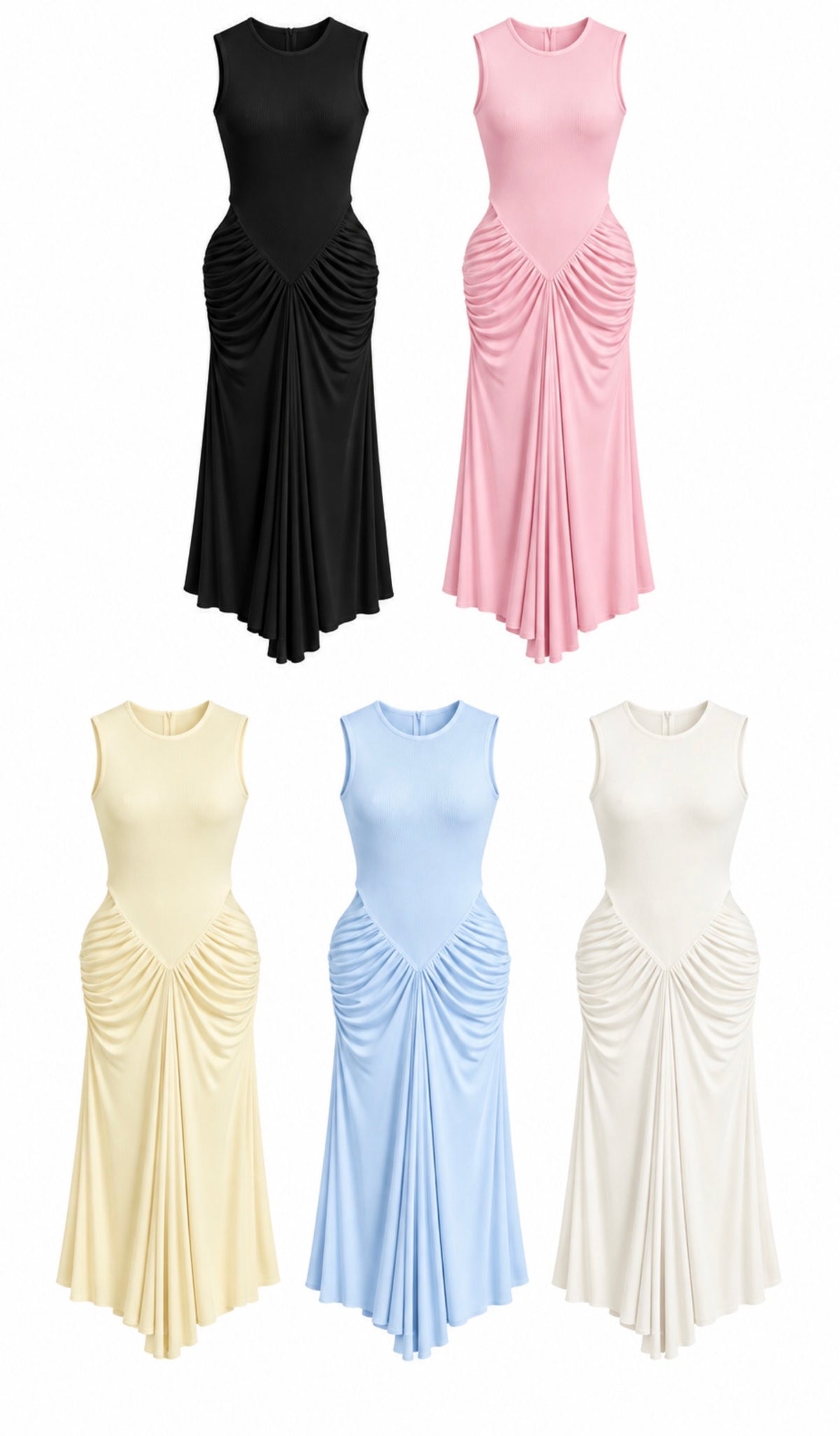 VESTIDO DRAPEADO