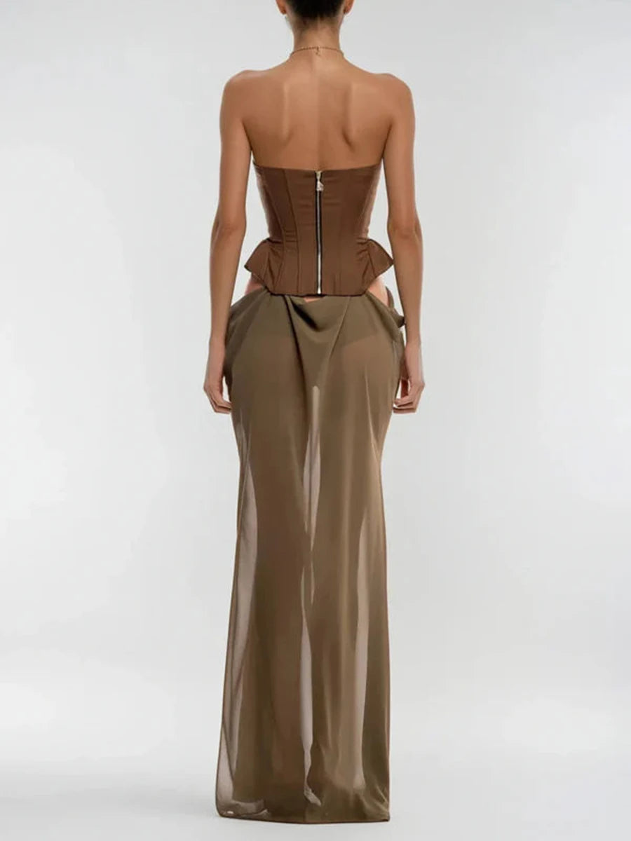 Twotwinstyle colorblock emagrecimento emendado apliques vestidos para mulheres sem alças sem mangas retalhos malha midi vestido feminino novo