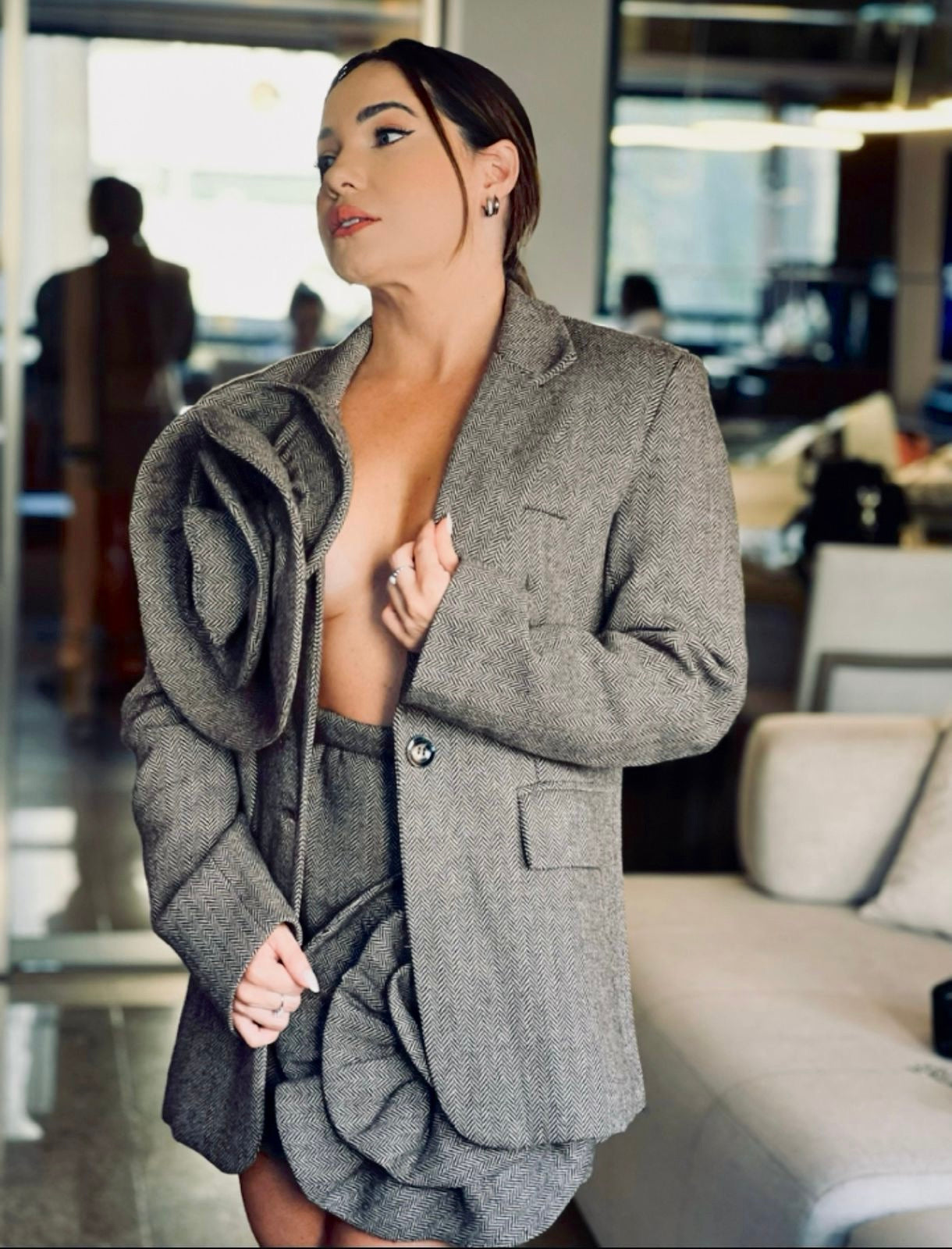 Flower Blazer 01  | Flower Saia 02