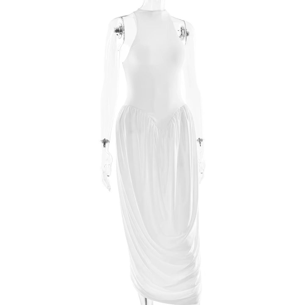 Vestido Longuete Drapeado