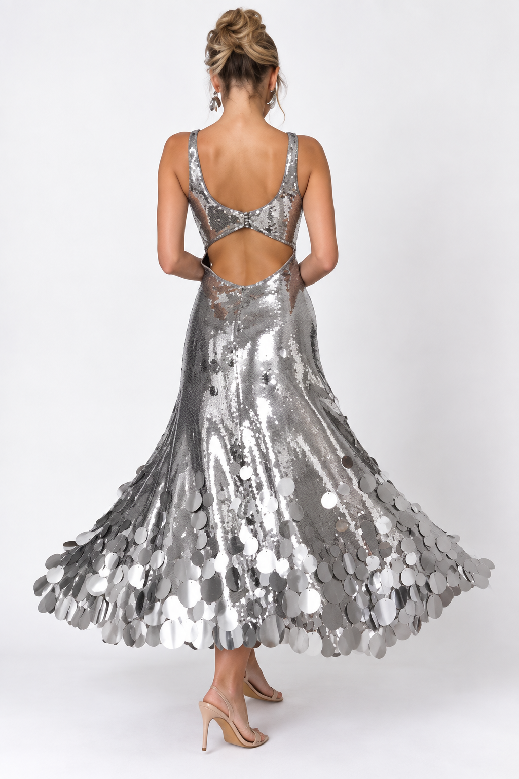 VESTIDO MIDI PAETÊ