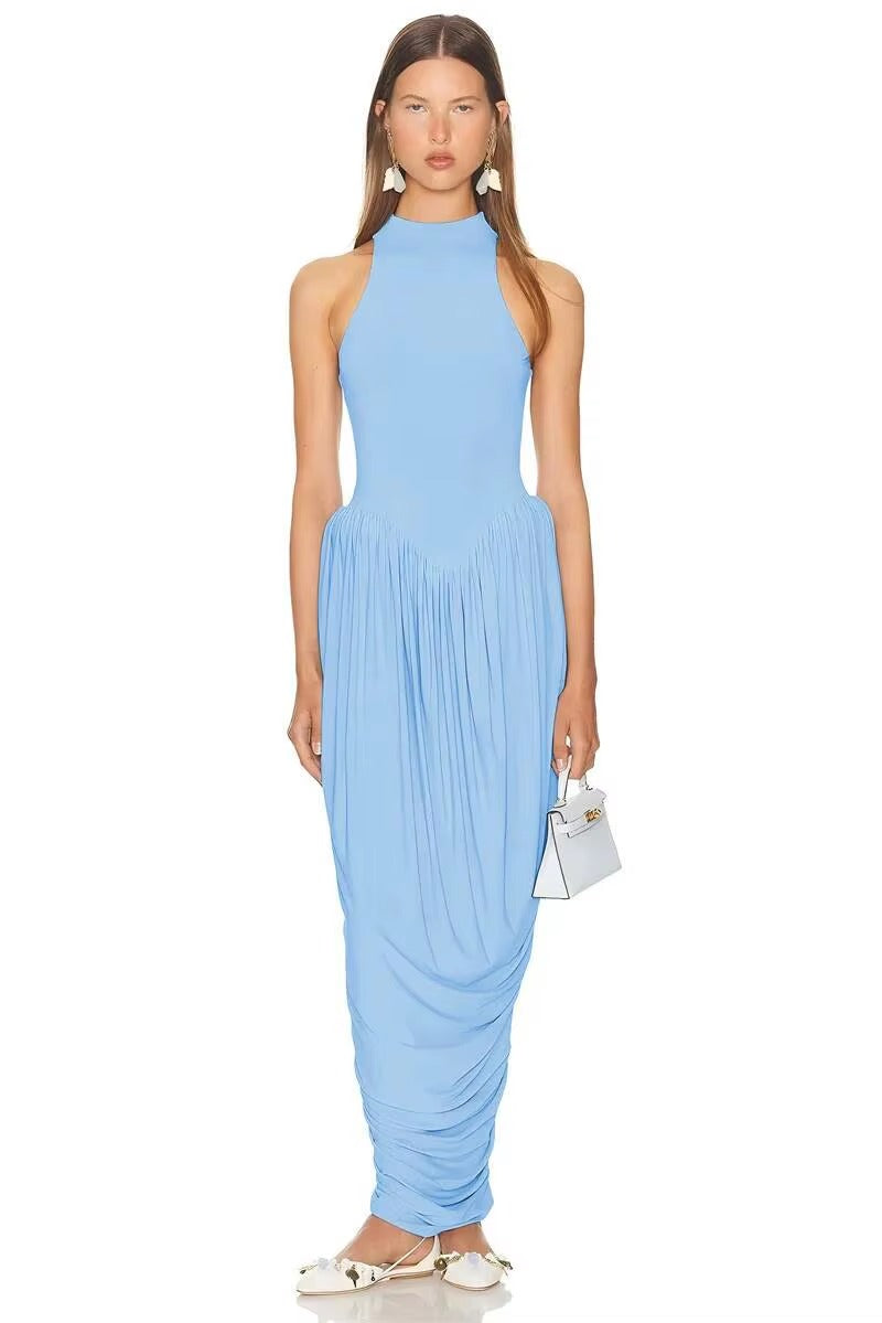 Vestido Longuete Drapeado