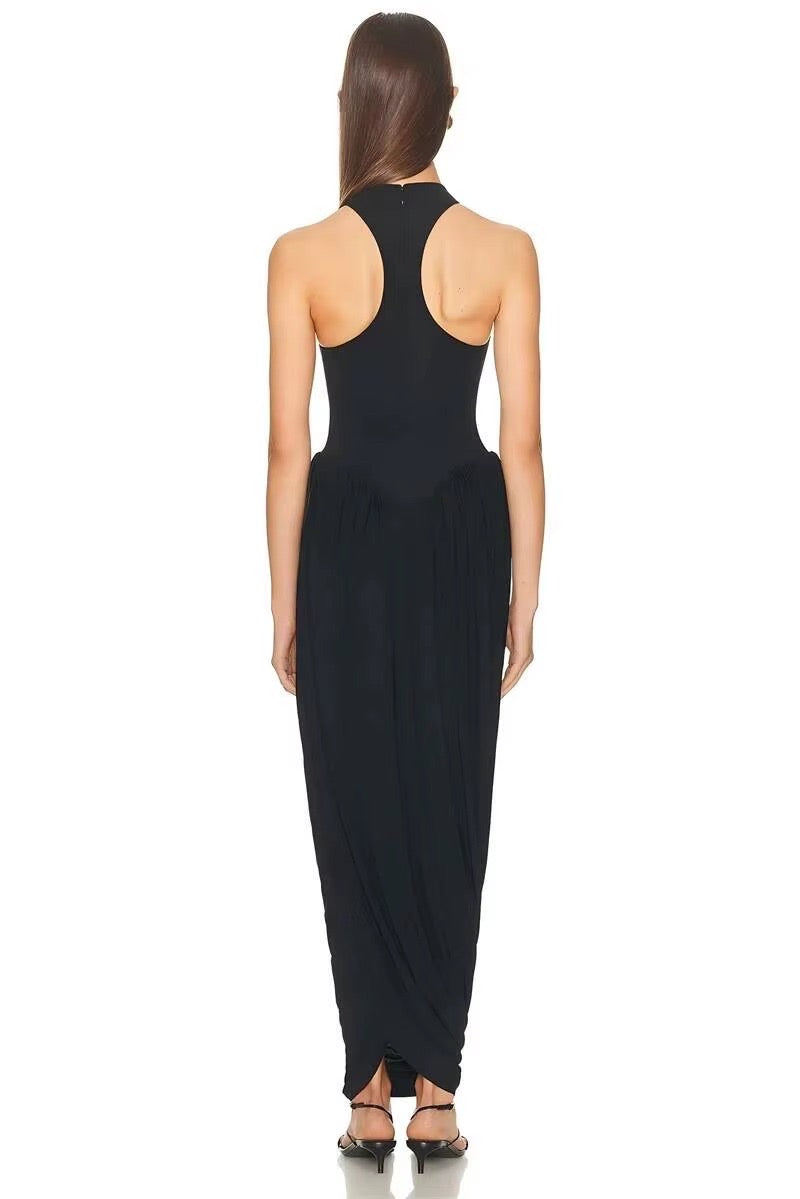 Vestido Longuete Drapeado