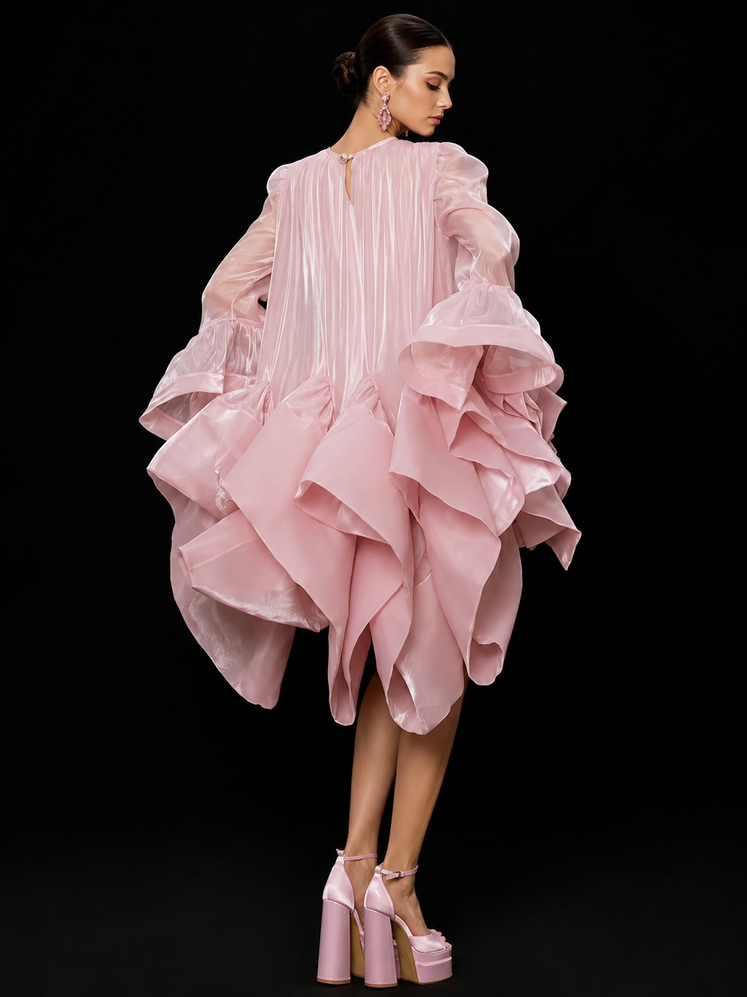 Vestido plissado