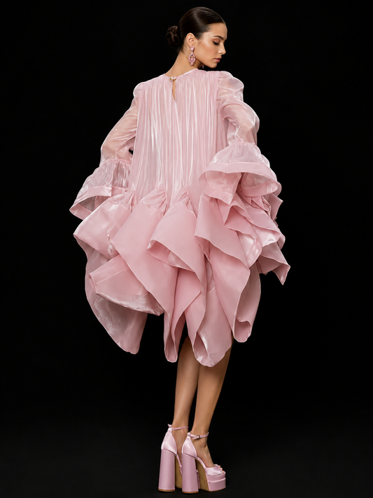 Vestido plissado