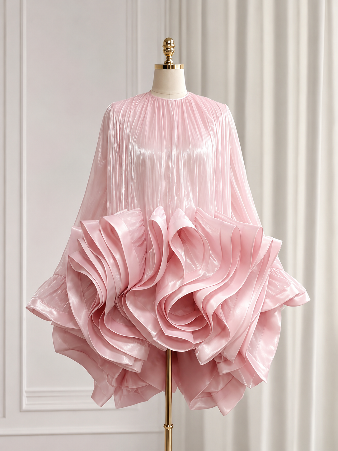Vestido plissado