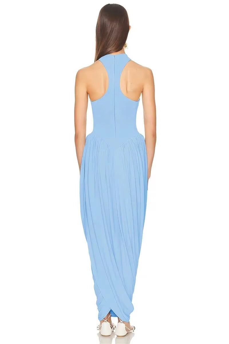 Vestido Longuete Drapeado