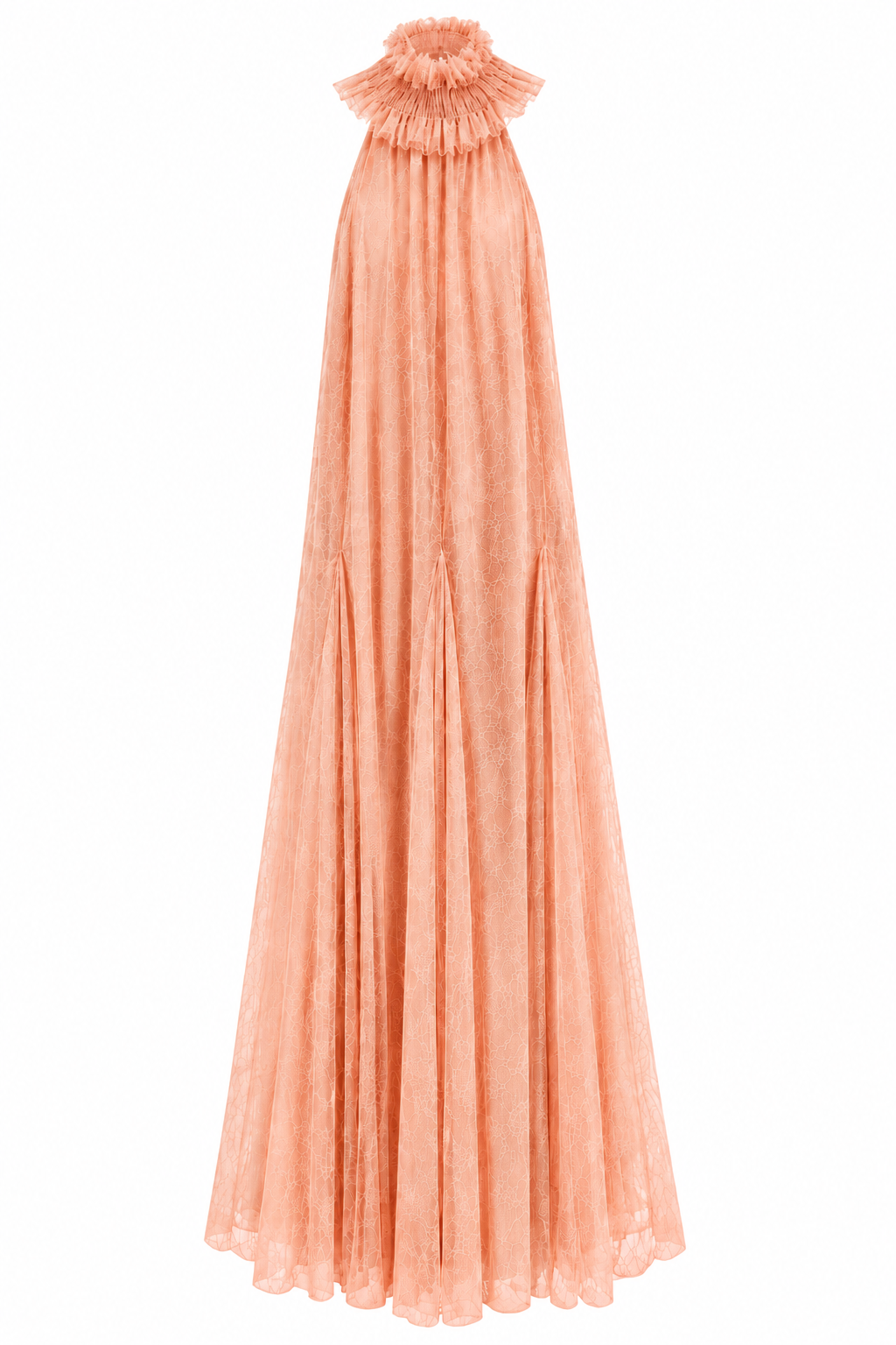 VESTIDO GOLA RENDA