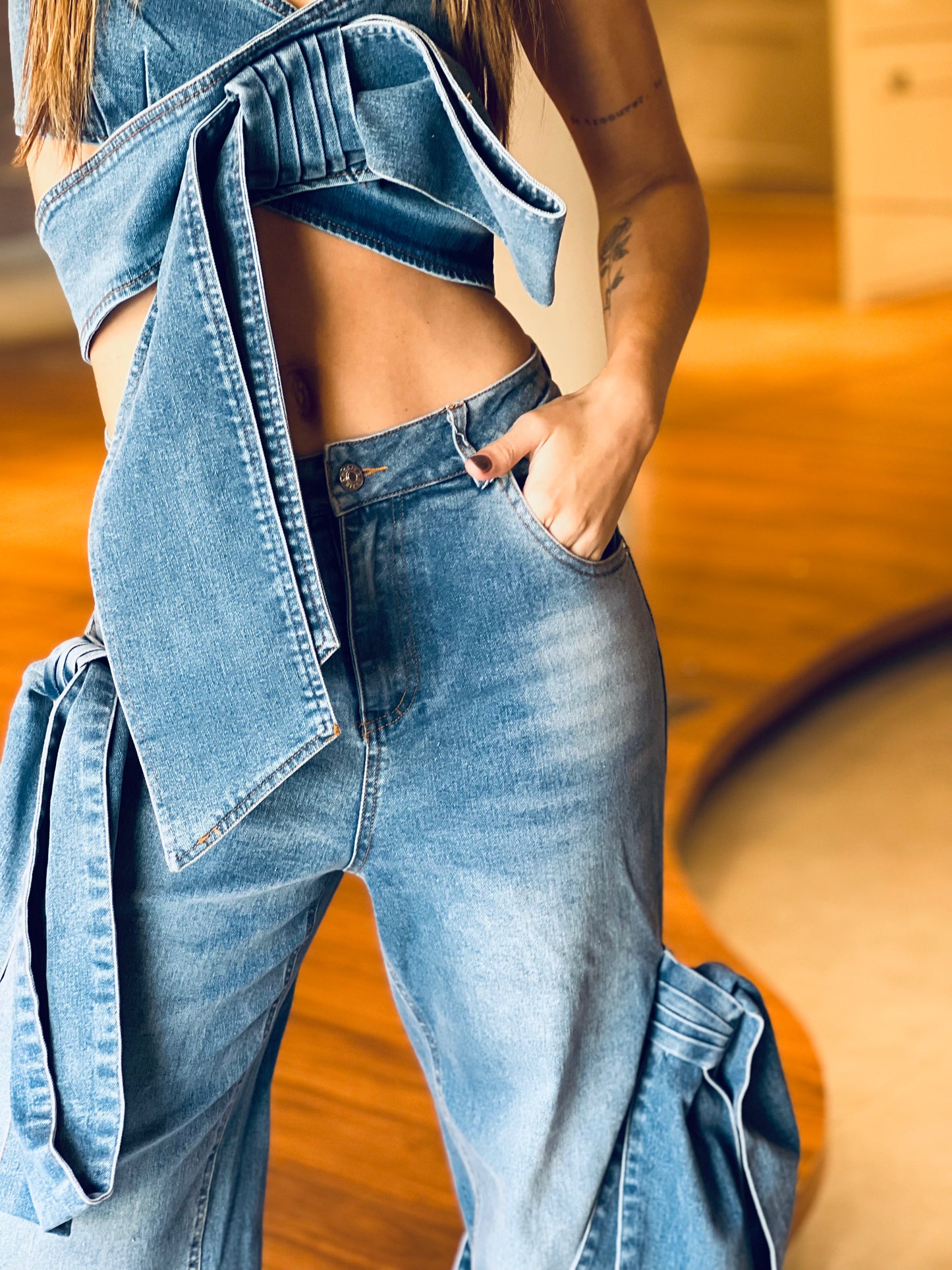 Cropped LAÇOS | Calça LAÇOS