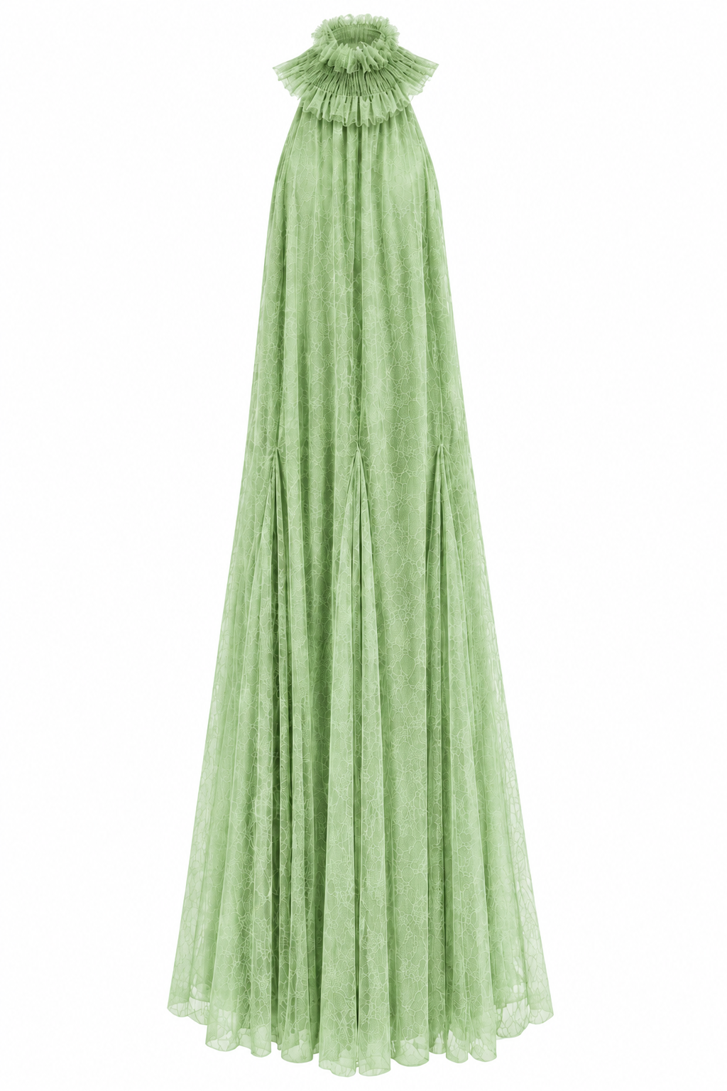 VESTIDO GOLA RENDA