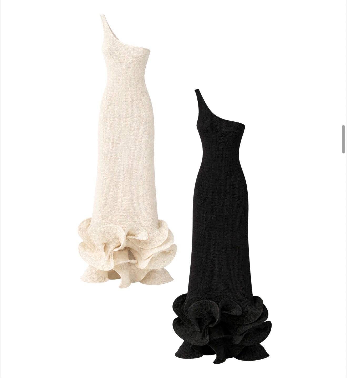 Vestido arabescos tricô