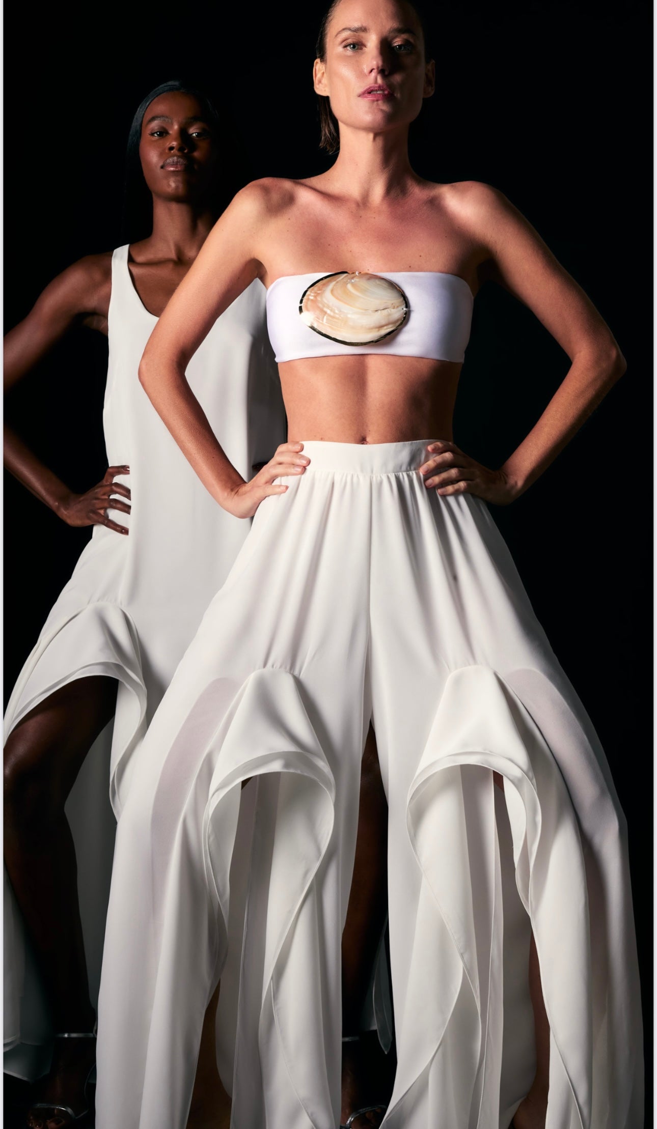 Calça copo de leite