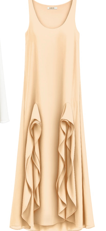 Vestido copo de leite