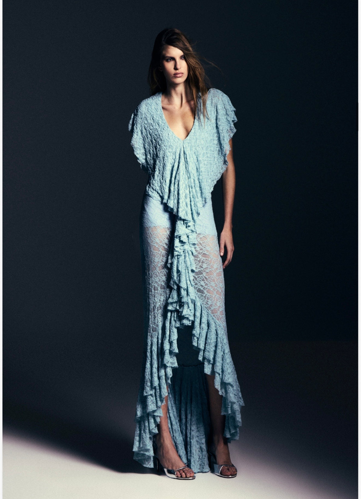 VESTIDO LONGO RENDA
