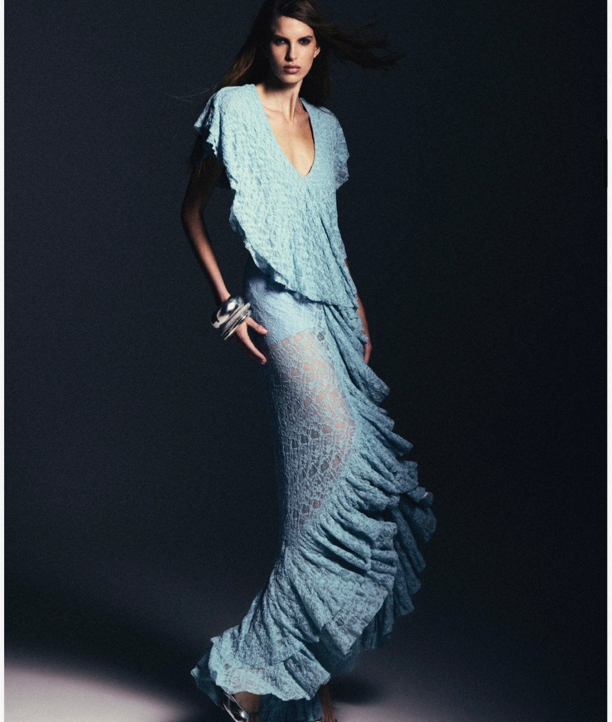 VESTIDO LONGO RENDA