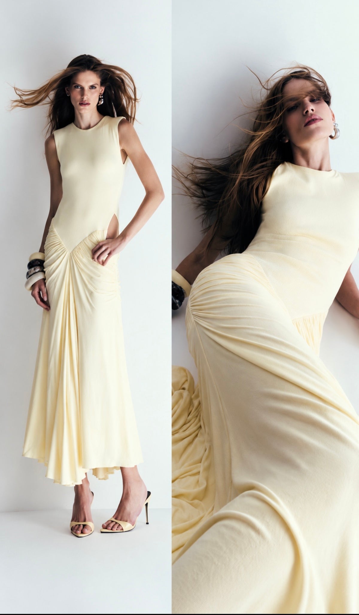 VESTIDO DRAPEADO