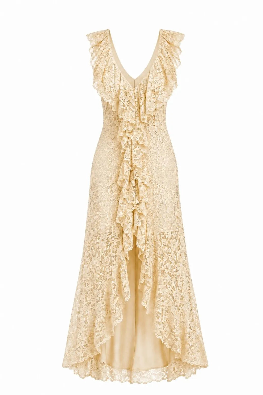 VESTIDO LONGO RENDA
