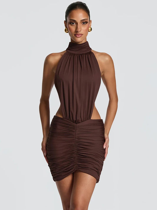 Vestido Curto Frente Única