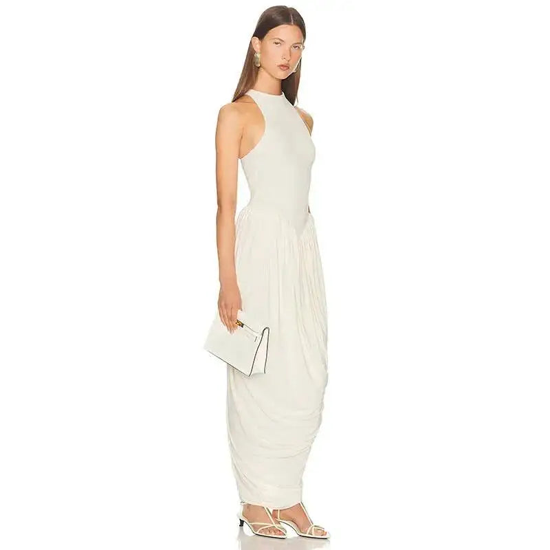 Vestido Longuete Drapeado