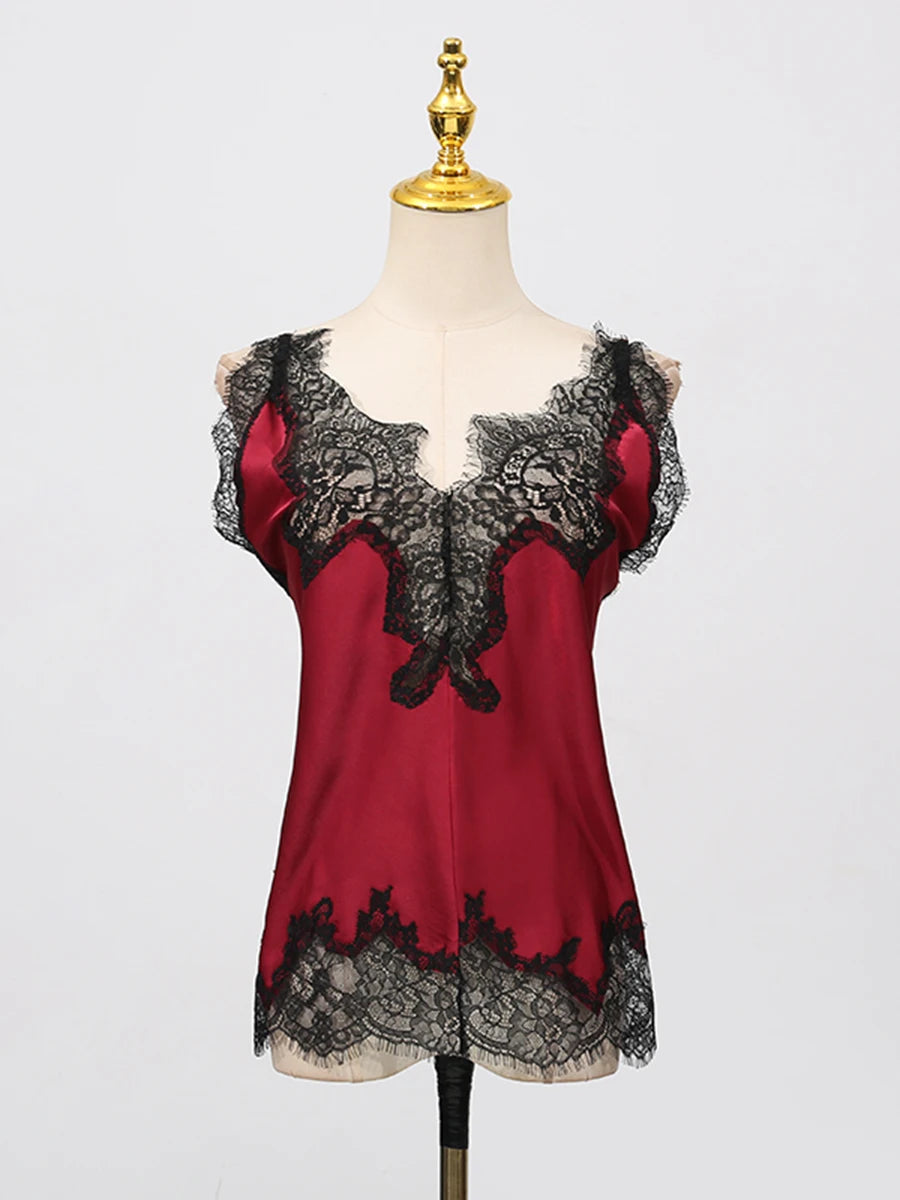 Vgh emagrecimento hit cor sexy conjuntos de duas peças para mulheres gola quadrada sem mangas superior cintura alta saia longa elegante conjunto de renda feminino