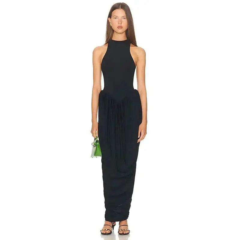 Vestido Longuete Drapeado