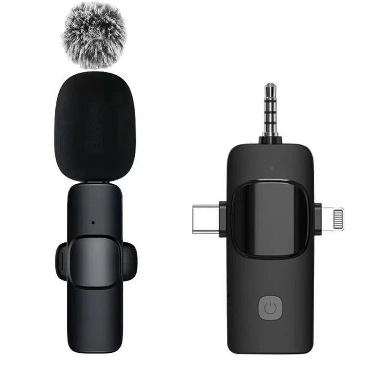Microfone lapela sem fio