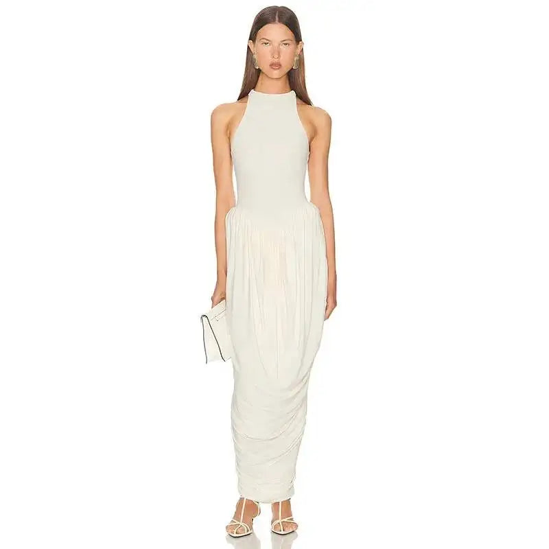 Vestido Longuete Drapeado