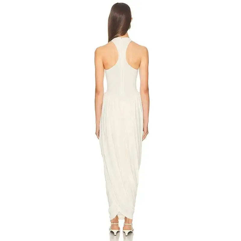 Vestido Longuete Drapeado