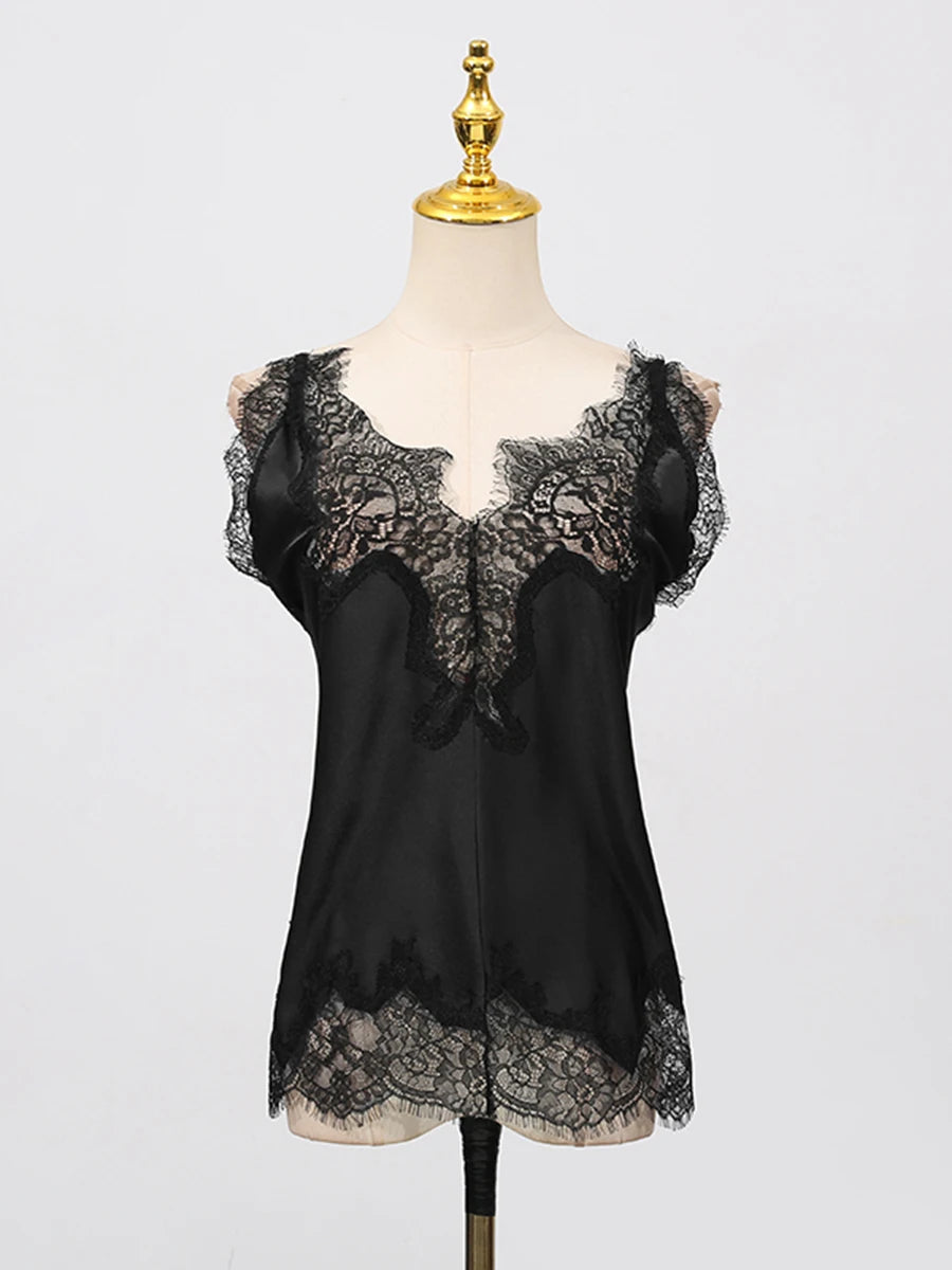 Vgh emagrecimento hit cor sexy conjuntos de duas peças para mulheres gola quadrada sem mangas superior cintura alta saia longa elegante conjunto de renda feminino