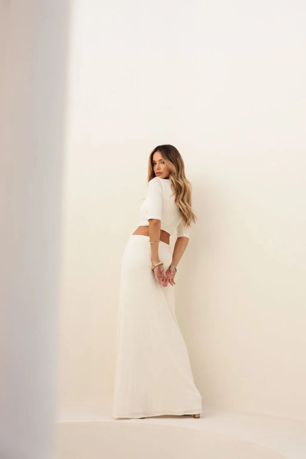 VESTIDO LONGO VAZADO