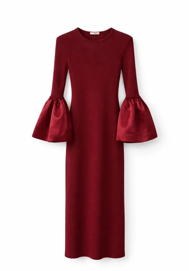 VESTIDO CANELADO POWER COM ZIBELINE